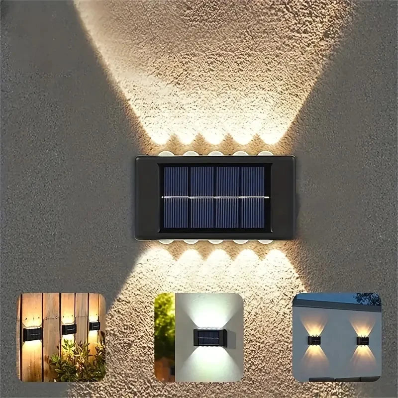 Solar LED Convex Wall Lamp