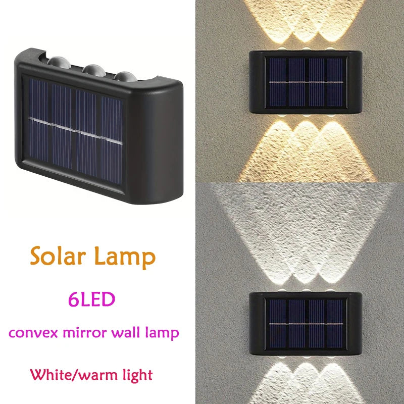 Solar LED Convex Wall Lamp