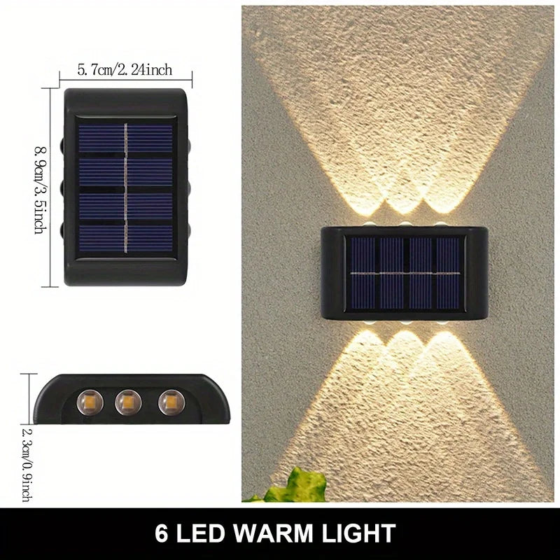 Solar LED Convex Wall Lamp