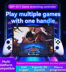 BSP-D11 Stretching Wireless Game Controller For SWITCH/Android/Apple IOS Tablet For PS3/PS4/XBOX Gamepad Streaming