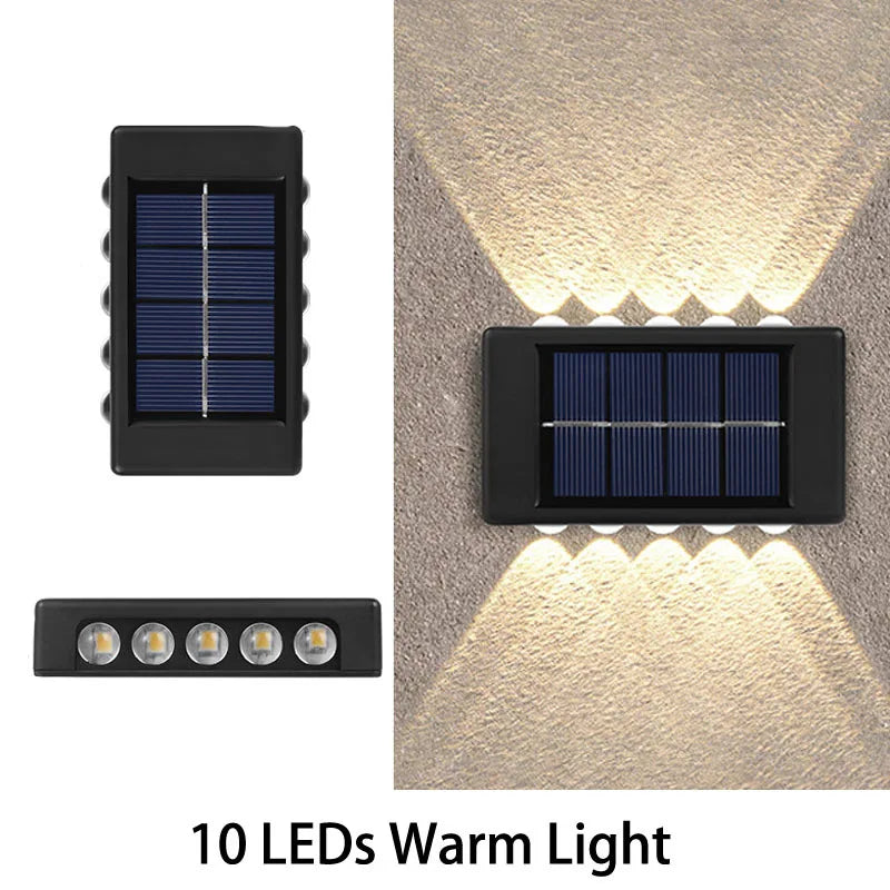 Solar LED Convex Wall Lamp