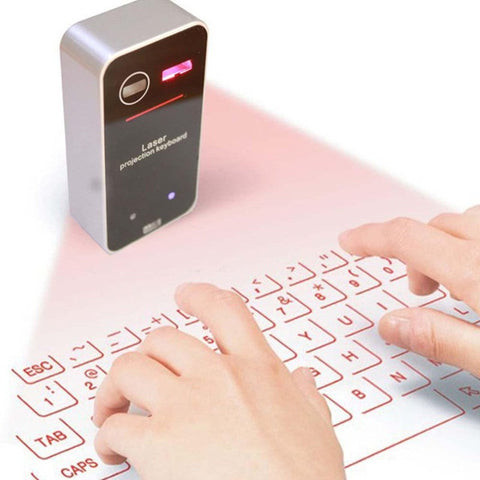 Wireless English Laser Keyboard