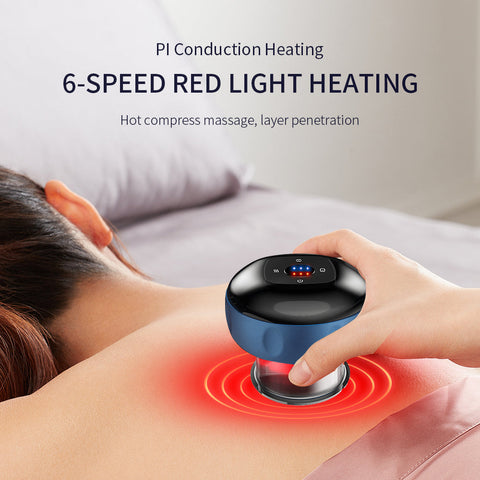 Cupping Smart Device with Red Light Therapy for relaxation & skin beauty.