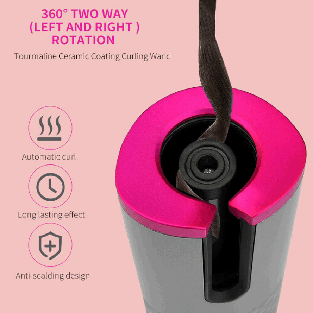 LCD Display Hair Curler